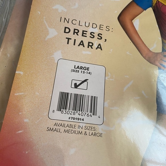 Rubies Wonder Woman WW84 Halloween Costume Girls Small 4/6 and Large 12/14 NEW - Picture 3 of 6